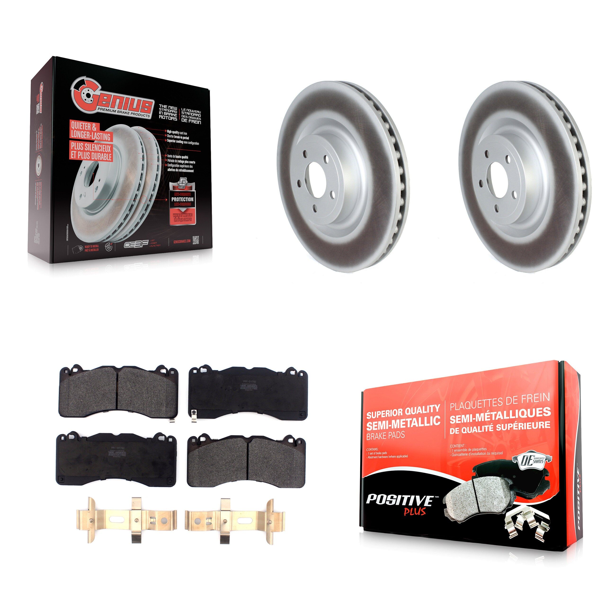 Transit Auto KGF-102429 Disc Brake Kit for 2015-2022 Ford Mustang - Front
