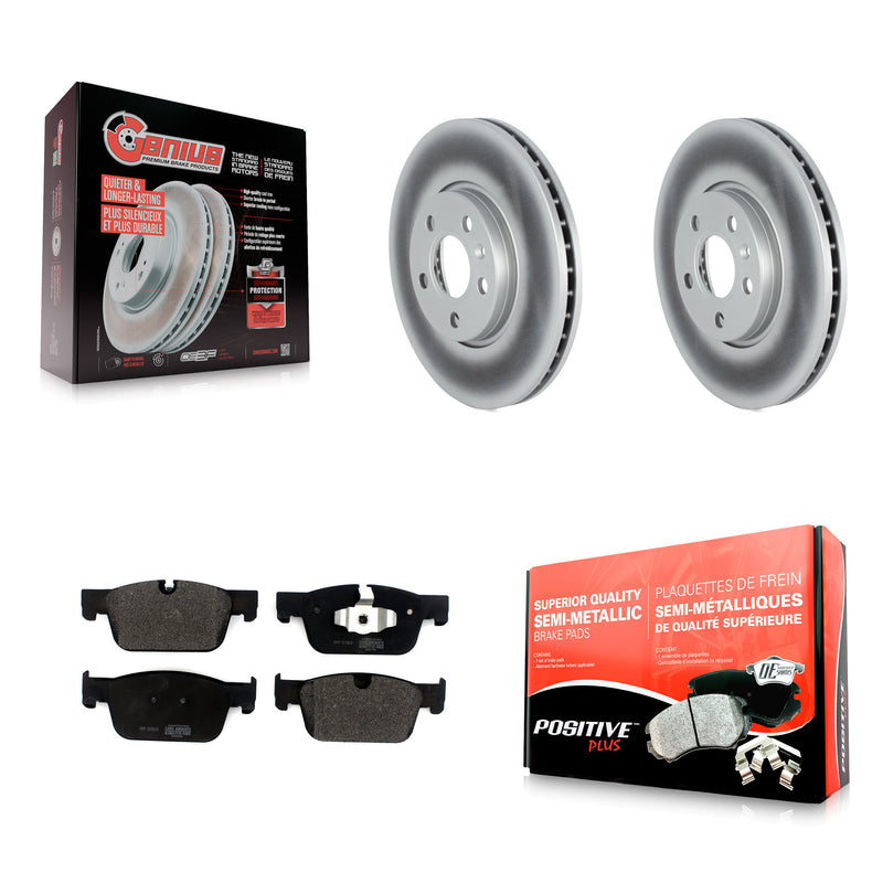Transit Auto KGF-102438 Disc Brake Kit for 2017-2021 Volvo S60, Volvo V60 Cross Country and More - Front