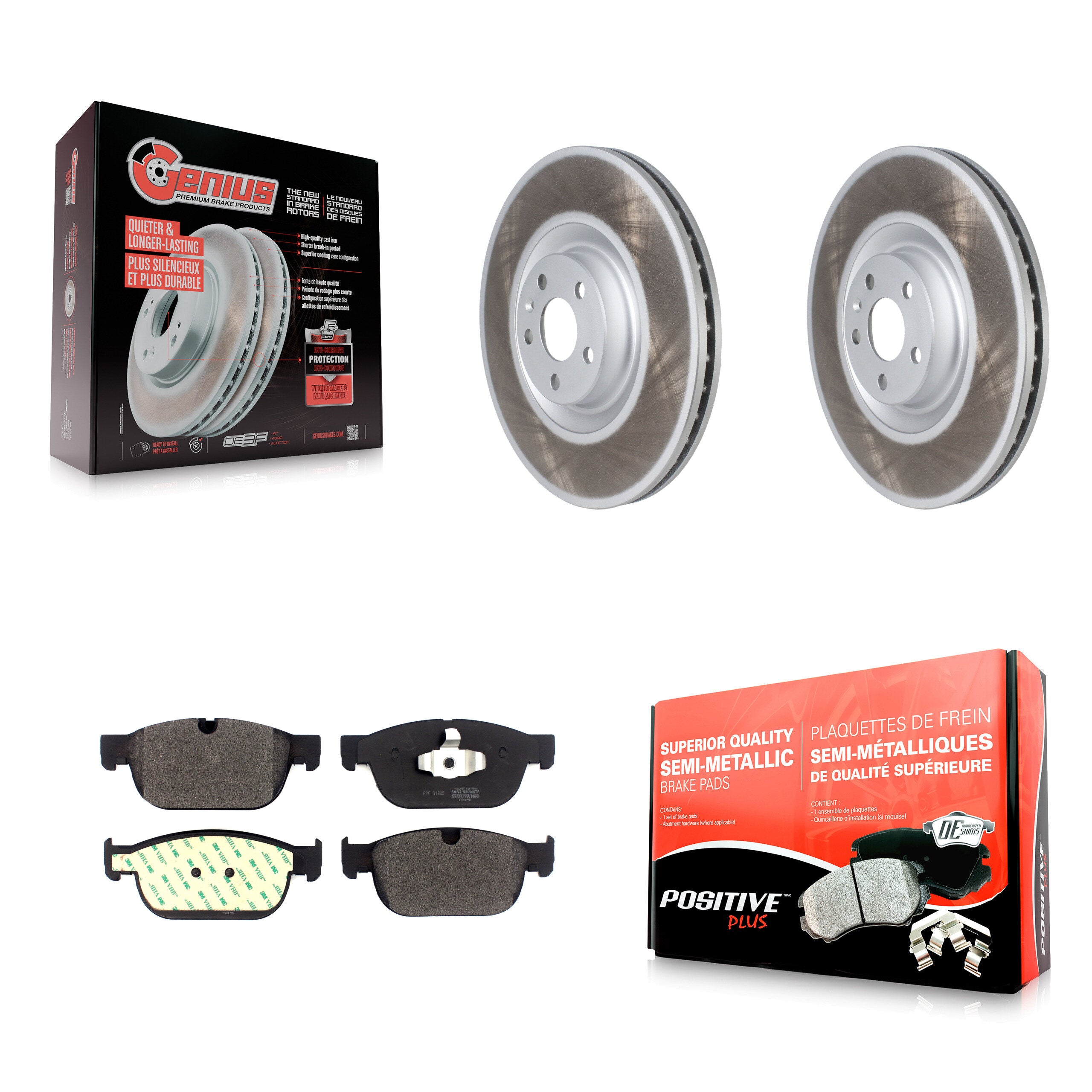 Transit Auto KGF-102439 Disc Brake Kit for 2016-2023 Volvo XC90 - Front