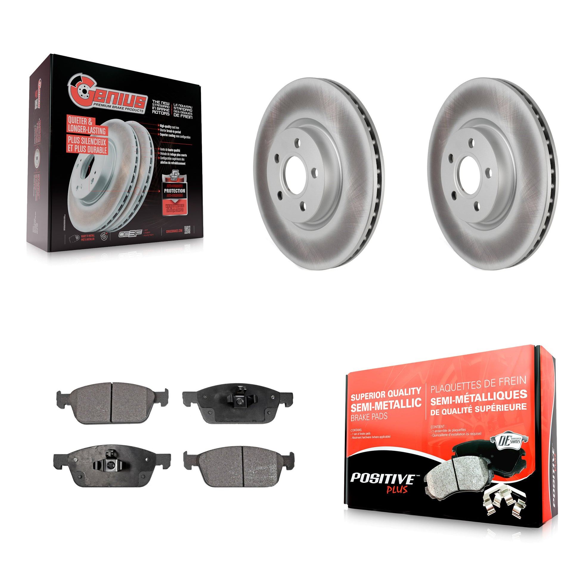 Transit Auto KGF-102443 Disc Brake Kit for 2018-2023 Ford Transit Connect - Front