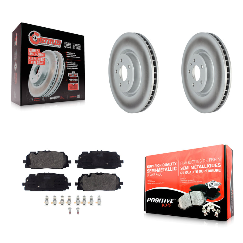 Transit Auto KGF-102455 Disc Brake Kit for 2017-2024 Audi SQ5 Sportback, Audi Q5 PHEV and More - Front
