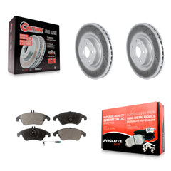 Transit Auto KGF-102462 Disc Brake Kit for 2010-2017 Mercedes-Benz E400, Mercedes-Benz E550, Mercedes-Benz C250 - Front