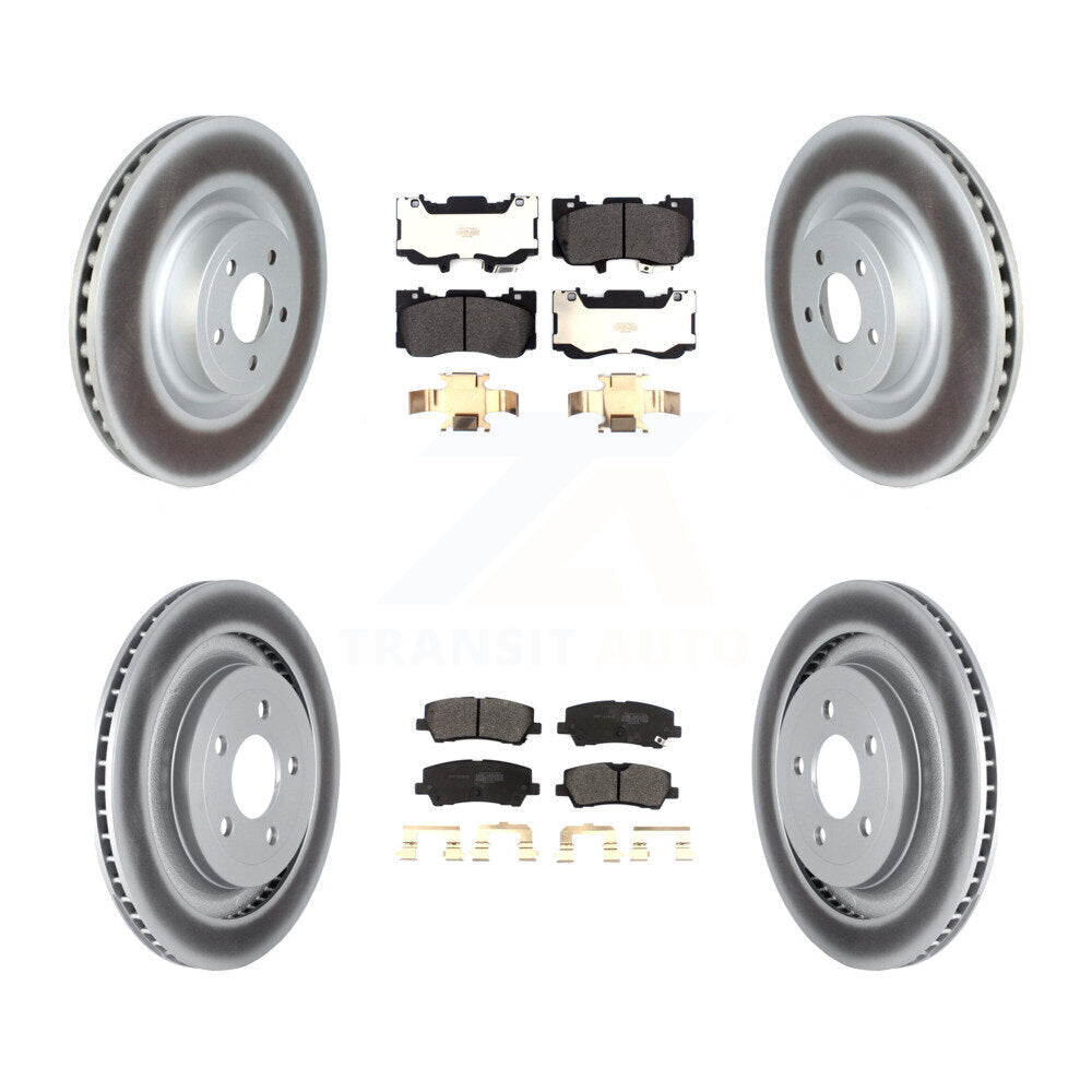 Transit Auto KGF-102464 Disc Brake Kit for 2020 Ford Mustang - Front and Rear