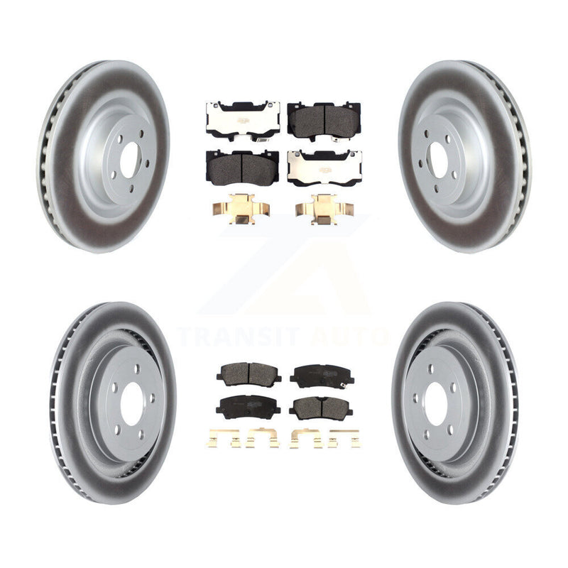 Transit Auto KGF-102464 Disc Brake Kit for 2020 Ford Mustang - Front and Rear