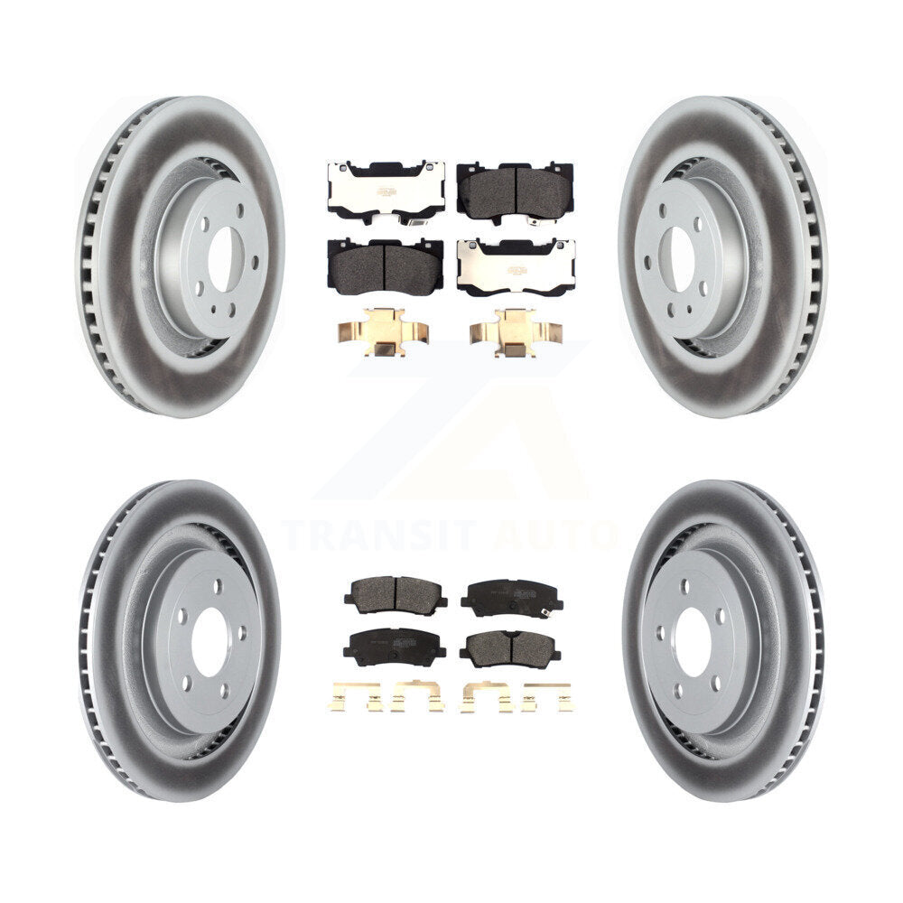 Transit Auto KGF-102465 Disc Brake Kit for 2015-2019 Ford Mustang - Front and Rear