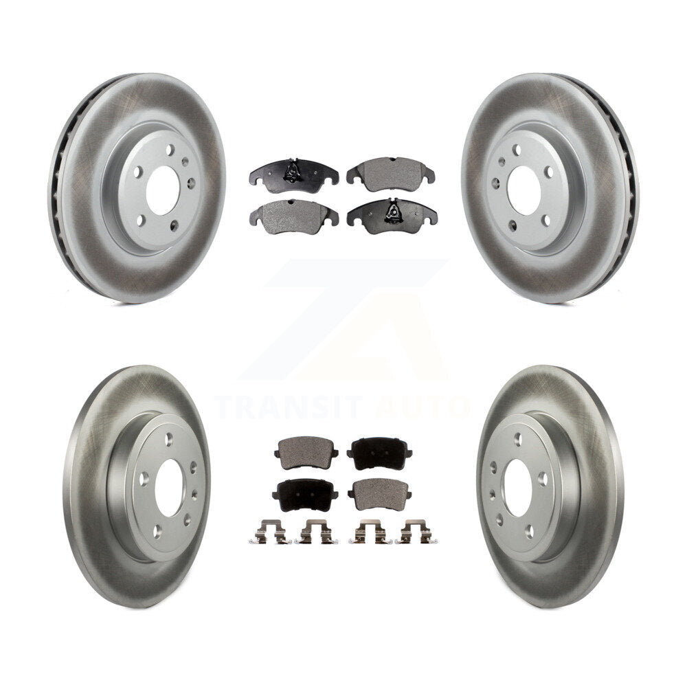 Transit Auto KGF-102470 Disc Brake Kit for 2009 Audi A4 Quattro - Front and Rear