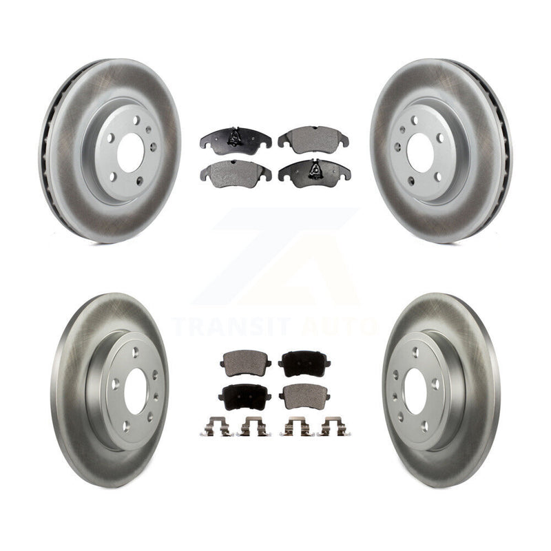 Transit Auto KGF-102470 Disc Brake Kit for 2009 Audi A4 Quattro - Front and Rear