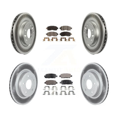 Transit Auto KGF-102477 Disc Brake Kit for 2017 Nissan LEAF - Front and Rear