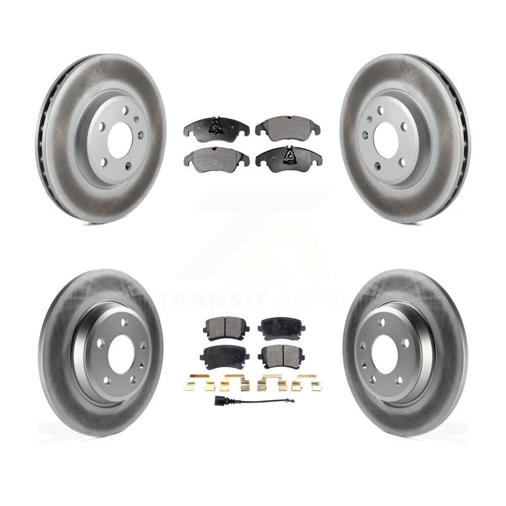 Transit Auto KGF-102486 Disc Brake Kit for 2013 Audi A4 allroad - Front and Rear