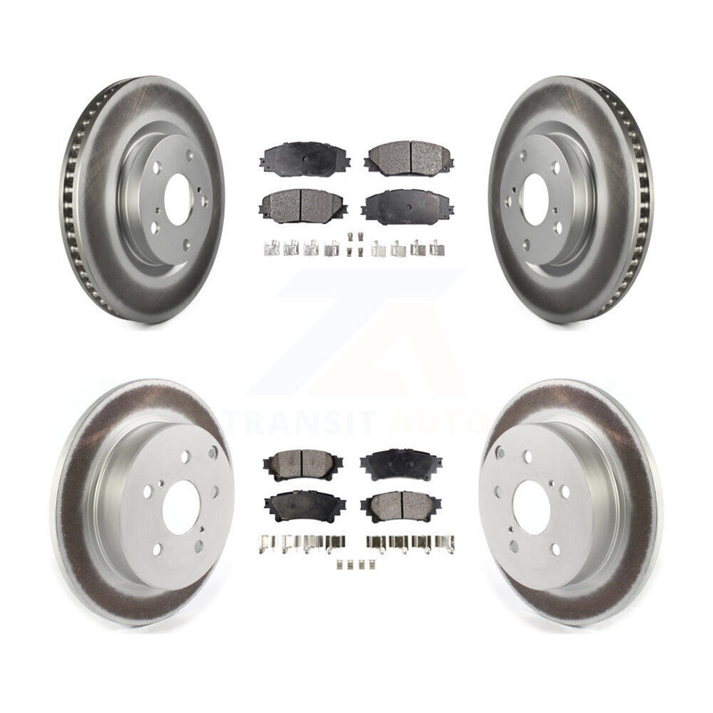Transit Auto KGF-102490 Disc Brake Kit for 2016-2020 Toyota Mirai - Front and Rear