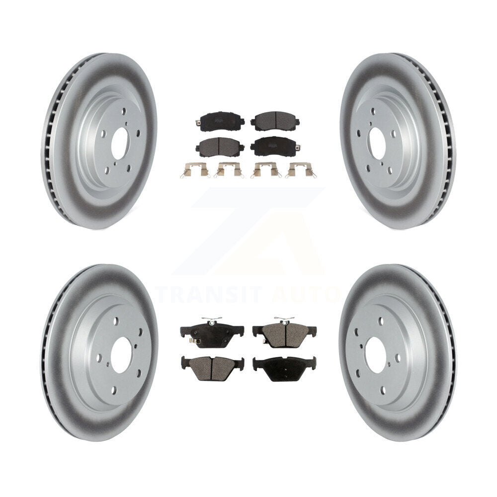 Transit Auto KGF-102495 Disc Brake Kit for 2019-2024 Subaru Crosstrek, Subaru Forester - Front and Rear