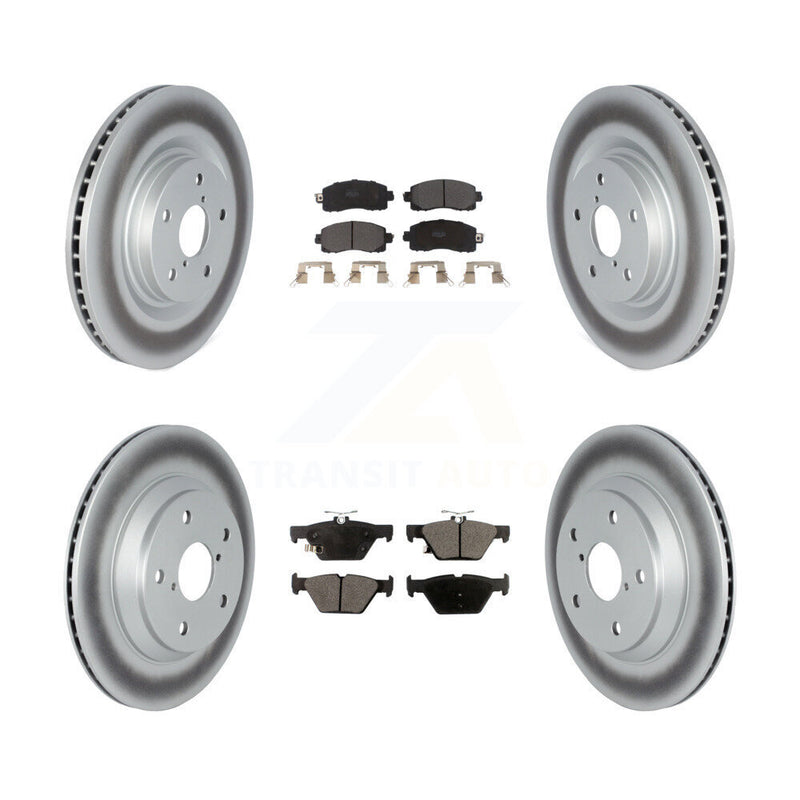 Transit Auto KGF-102495 Disc Brake Kit for 2019-2024 Subaru Crosstrek, Subaru Forester - Front and Rear
