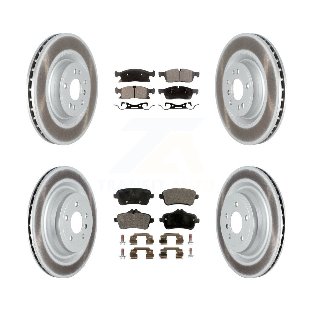 Transit Auto KGF-102496 Disc Brake Kit for 2013-2019 Mercedes-Benz GLS450, Mercedes-Benz GL450, Mercedes-Benz GL350 - Front and Rear