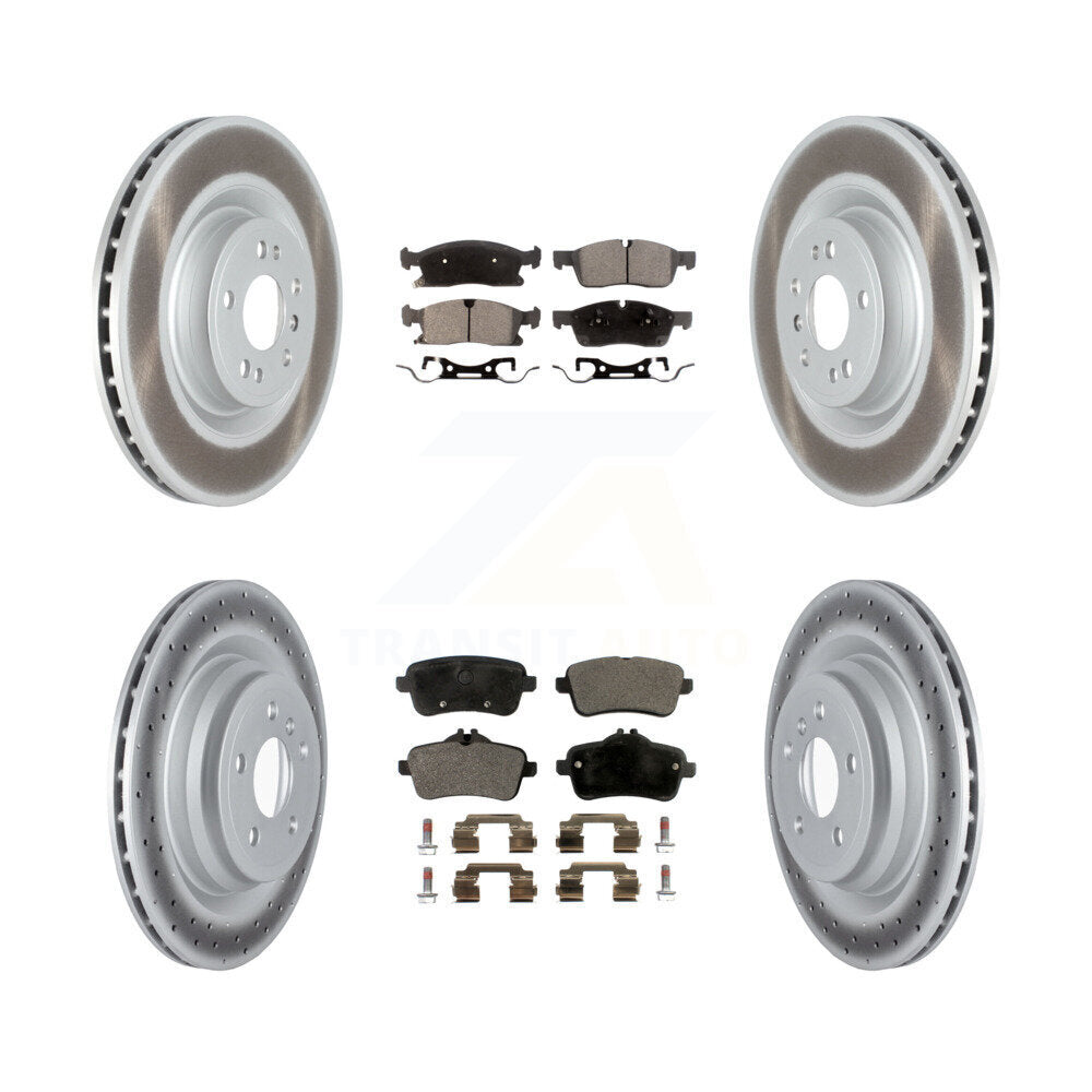 Transit Auto KGF-102497 Disc Brake Kit for 2016-2019 Mercedes-Benz GLE400 - Front and Rear