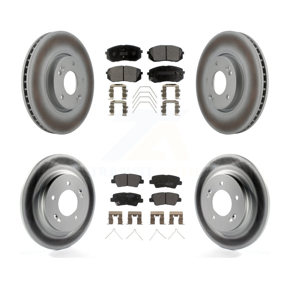 Transit Auto KGF-102503 Disc Brake Kit for 2017-2019 Kia Soul EV - Front and Rear