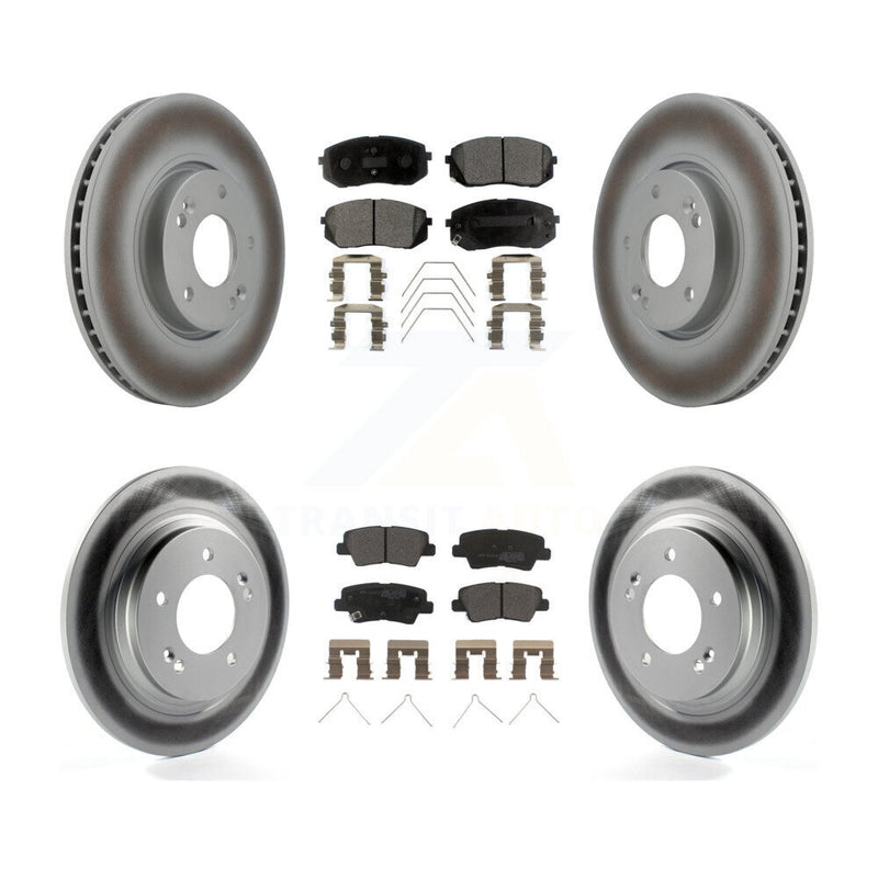 Transit Auto KGF-102503 Disc Brake Kit for 2017-2019 Kia Soul EV - Front and Rear