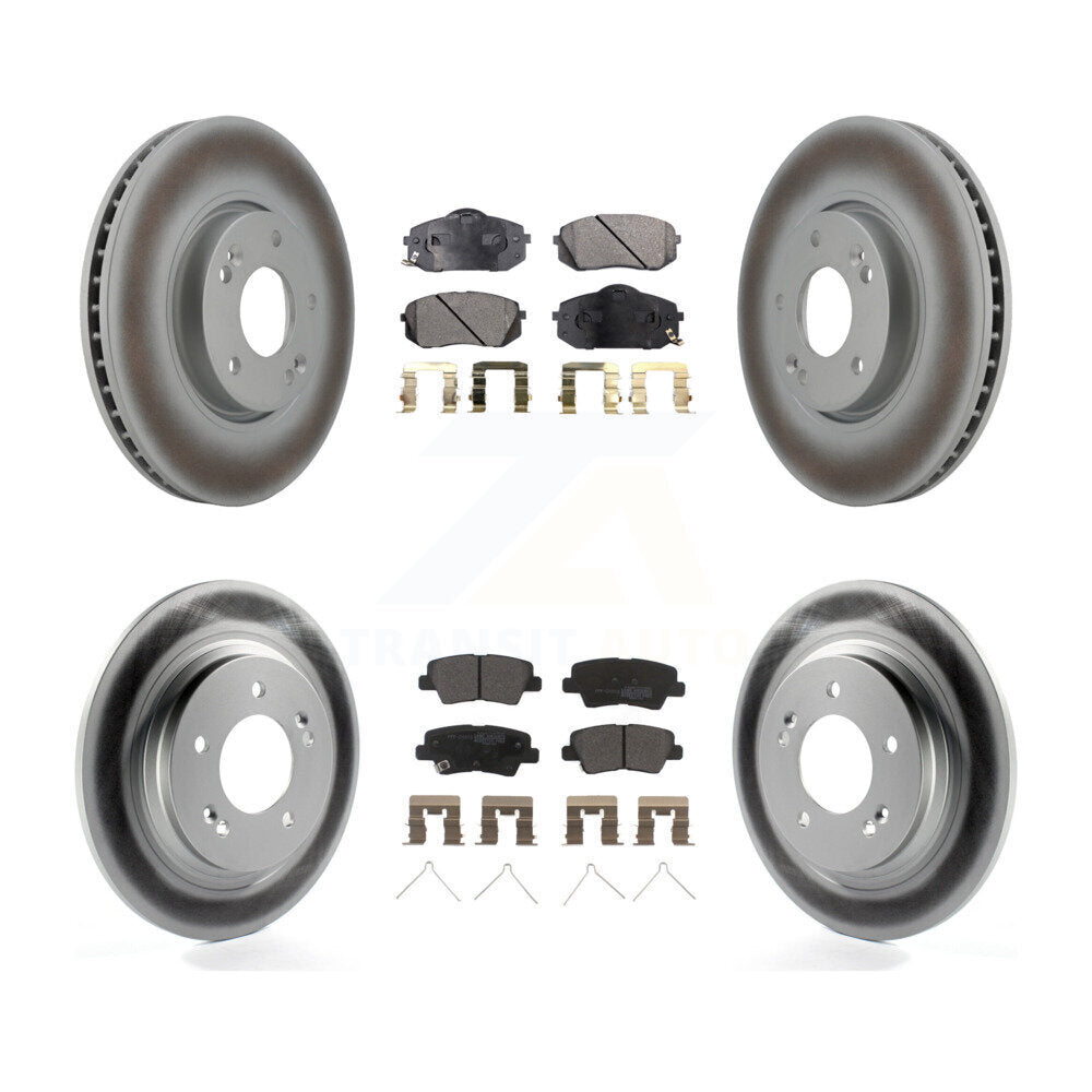 Transit Auto KGF-102506 Disc Brake Kit for 2016 Kia Soul EV - Front and Rear