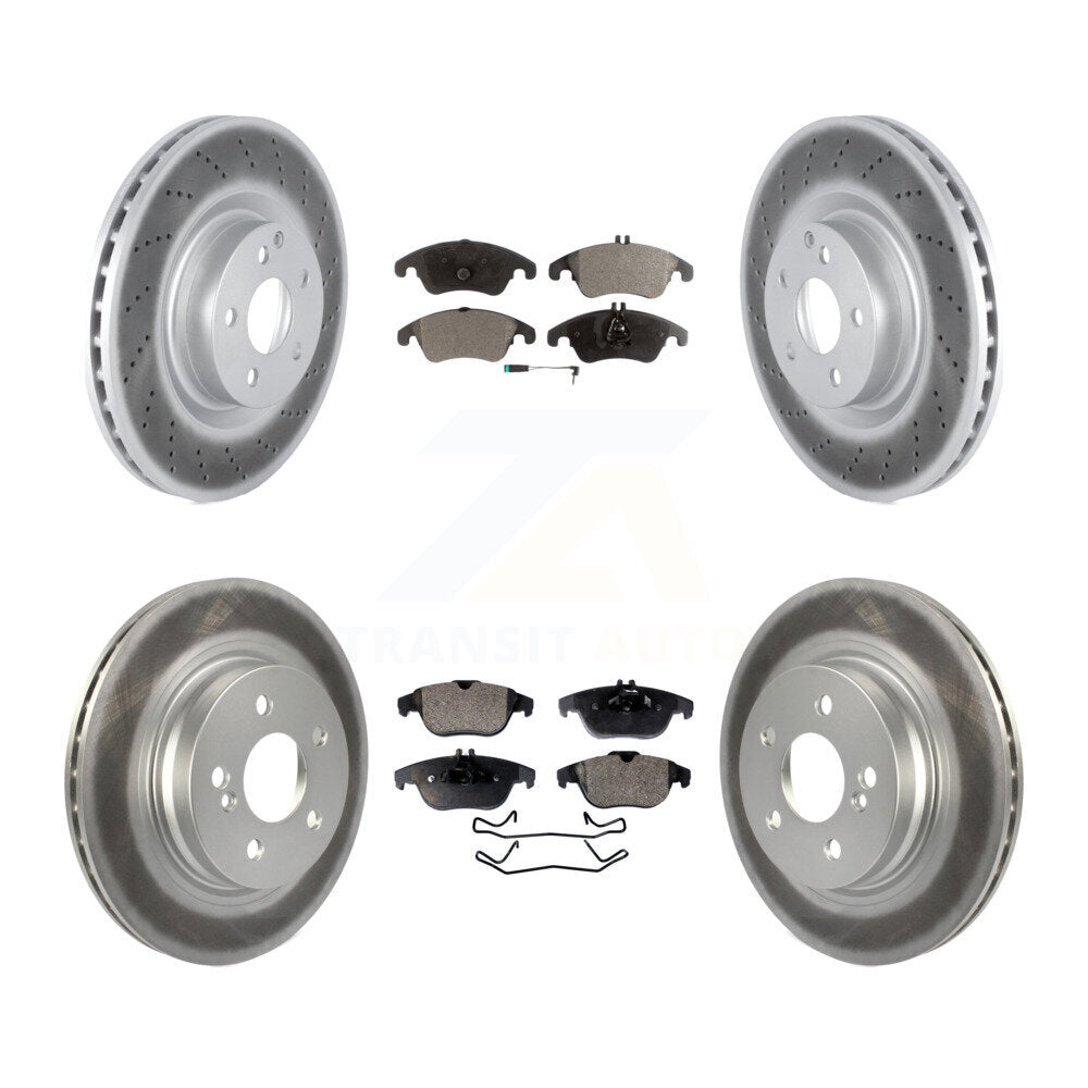 Transit Auto KGF-102509 Disc Brake Kit for 2010-2016 Mercedes-Benz E550 - Front and Rear