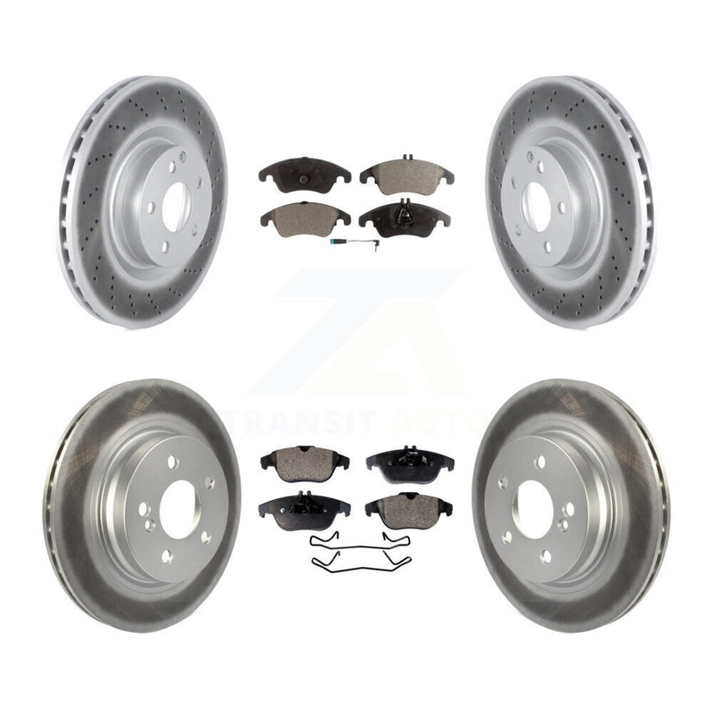 Transit Auto KGF-102509 Disc Brake Kit for 2010-2016 Mercedes-Benz E550 - Front and Rear