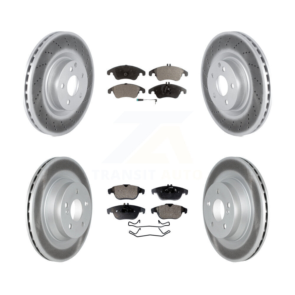 Transit Auto KGF-102510 Disc Brake Kit for 2010-2016 Mercedes-Benz E550 - Front and Rear