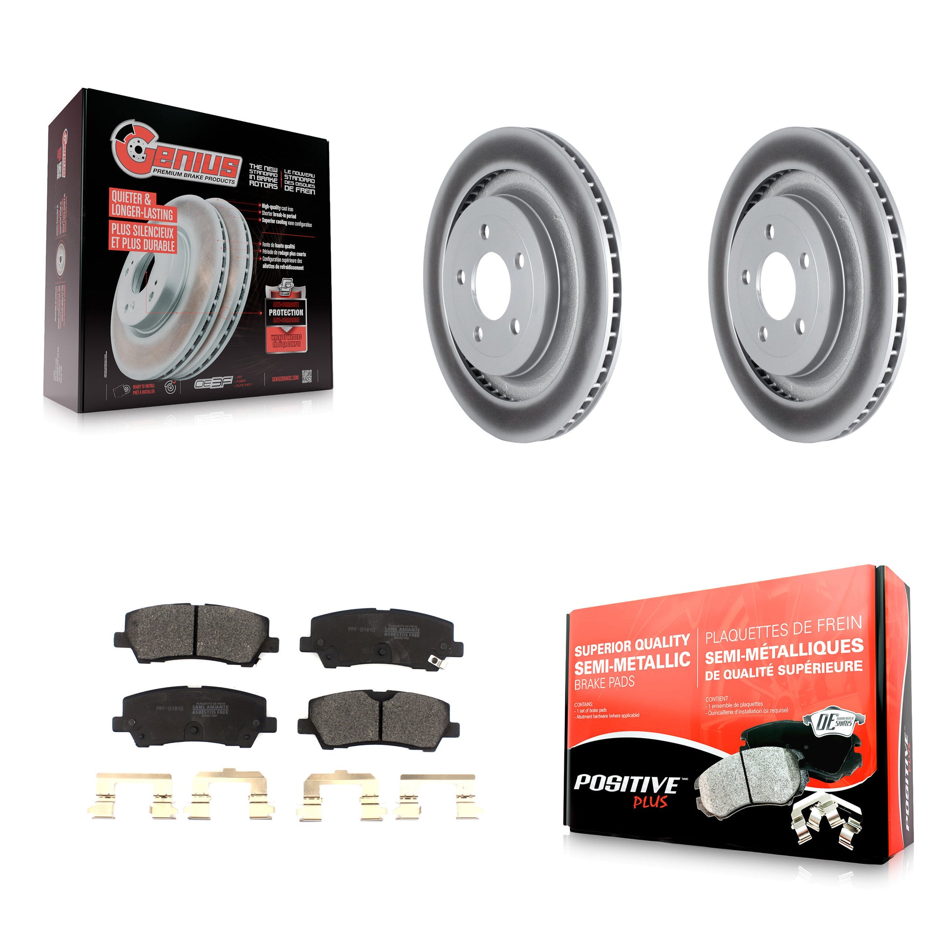 Transit Auto KGF-102520 Disc Brake Kit for 2015-2023 Ford Mustang - Rear