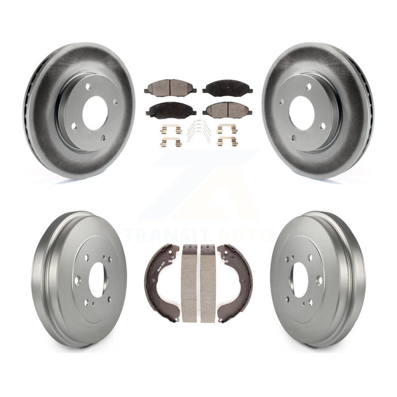 Transit Auto KGF-102546 Disc Brake Kit for 2008 Nissan Versa - Front and Rear