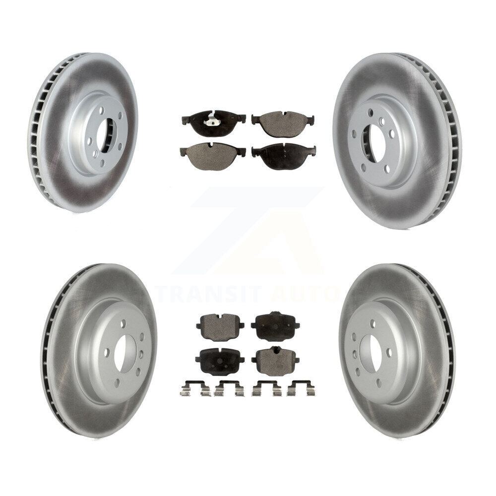 Transit Auto KGF-102553 Disc Brake Kit for 2011-2018 BMW 650i Gran Coupe, BMW 650i xDrive Gran Coupe and More - Front and Rear