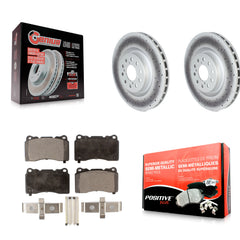 Transit Auto KGF-102558 Disc Brake Kit for 2017-2020 Honda Civic - Front