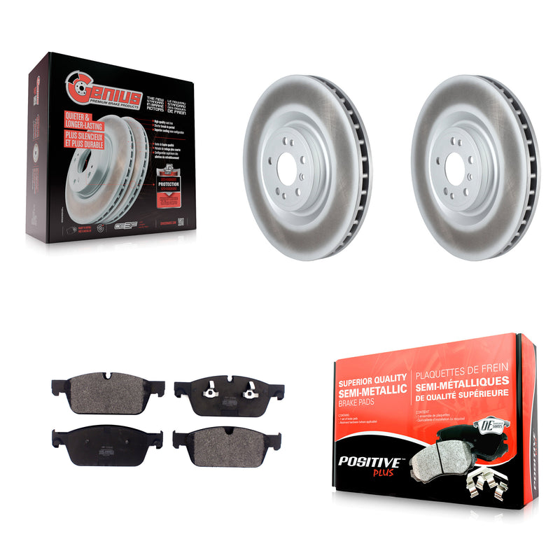 Transit Auto KGF-102560 Disc Brake Kit for 2012-2018 Mercedes-Benz GLE550e, Mercedes-Benz GL550 and More - Front