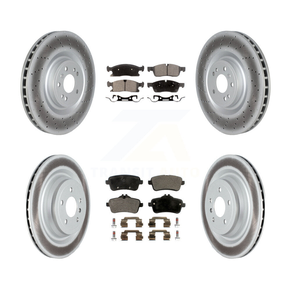 Transit Auto KGF-102576 Disc Brake Kit for 2015-2019 Mercedes-Benz GLS450, Mercedes-Benz ML250 - Front and Rear