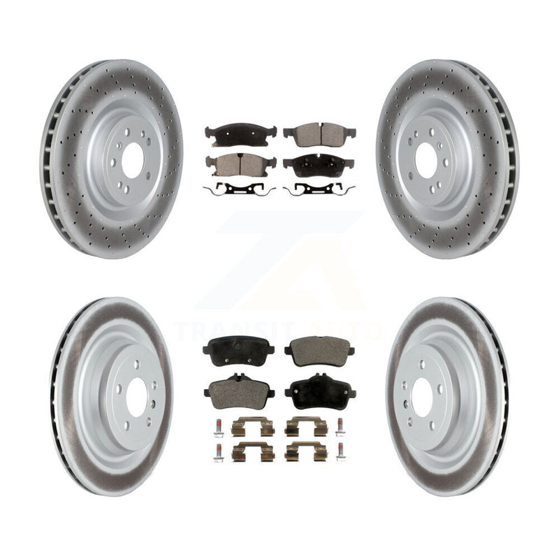 Transit Auto KGF-102576 Disc Brake Kit for 2015-2019 Mercedes-Benz GLS450, Mercedes-Benz ML250 - Front and Rear