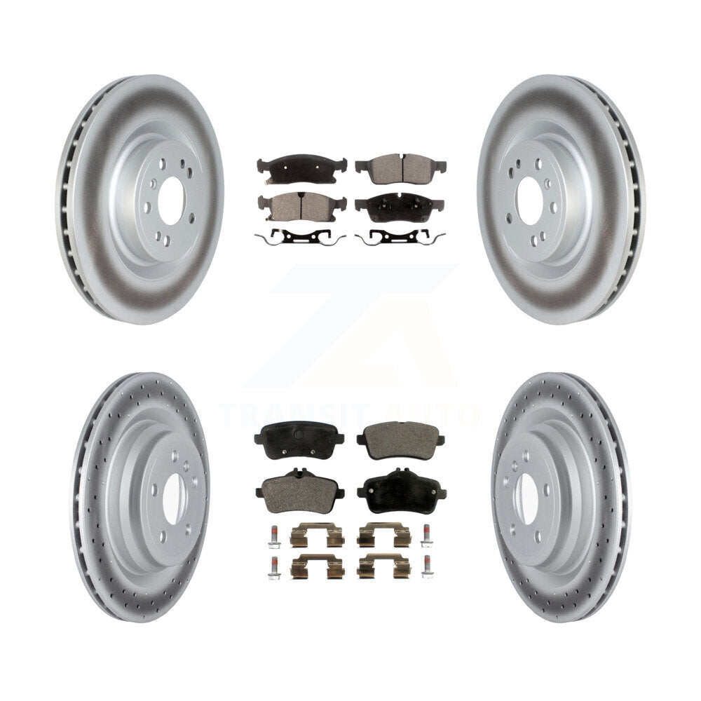 Transit Auto KGF-102578 Disc Brake Kit for 2016-2018 Mercedes-Benz GLE400 - Front and Rear