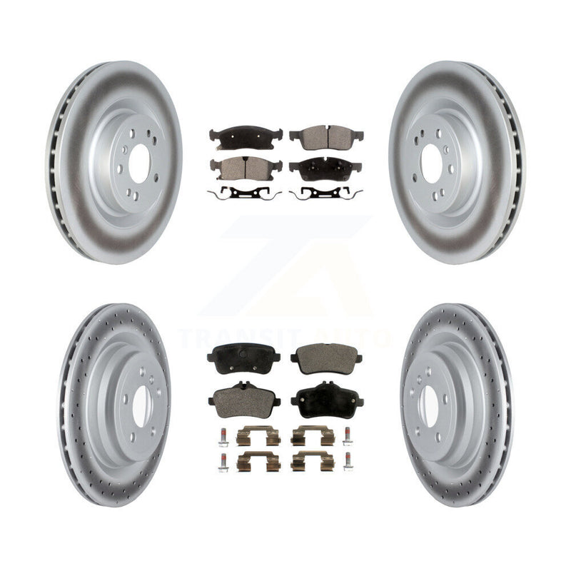 Transit Auto KGF-102578 Disc Brake Kit for 2016-2018 Mercedes-Benz GLE400 - Front and Rear