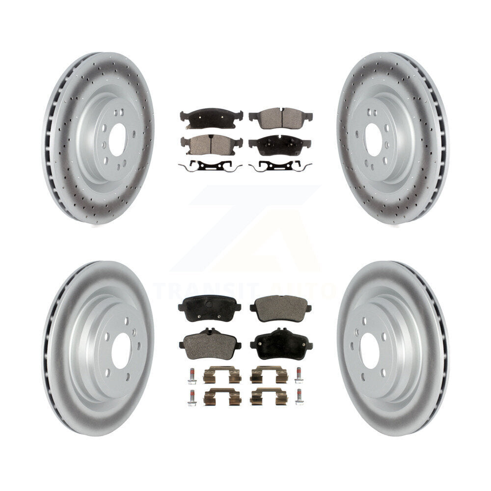 Transit Auto KGF-102579 Disc Brake Kit for 2016-2018 Mercedes-Benz GLE400 - Front and Rear
