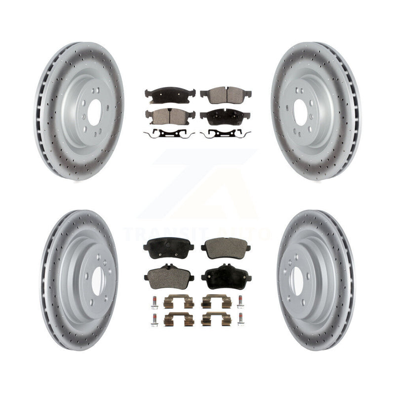 Transit Auto KGF-102580 Disc Brake Kit for 2016-2018 Mercedes-Benz GLE400 - Front and Rear