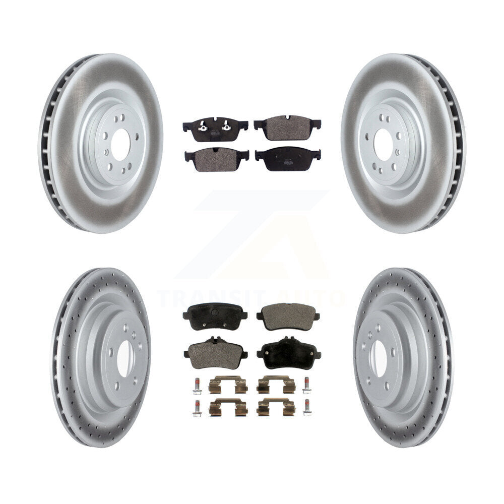 Transit Auto KGF-102582 Disc Brake Kit for 2014-2018 Mercedes-Benz GLE550e, Mercedes-Benz ML550 - Front and Rear