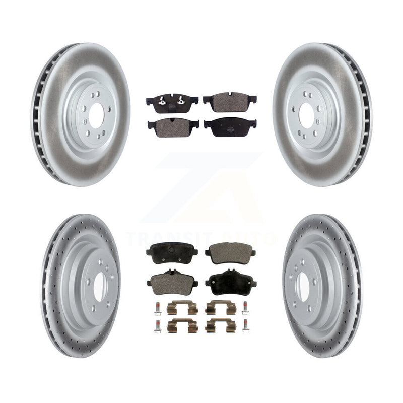 Transit Auto KGF-102582 Disc Brake Kit for 2014-2018 Mercedes-Benz GLE550e, Mercedes-Benz ML550 - Front and Rear