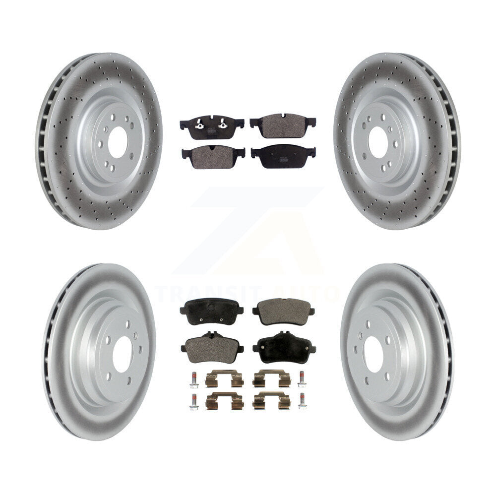 Transit Auto KGF-102583 Disc Brake Kit for 2014-2018 Mercedes-Benz GLE550e, Mercedes-Benz ML550 - Front and Rear