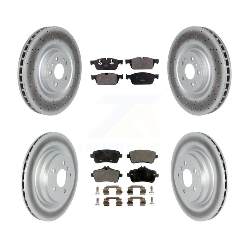 Transit Auto KGF-102583 Disc Brake Kit for 2014-2018 Mercedes-Benz GLE550e, Mercedes-Benz ML550 - Front and Rear