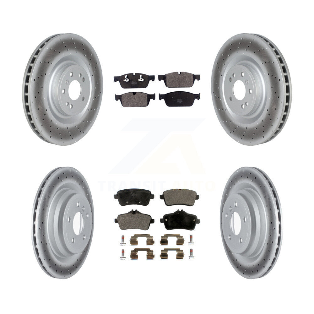 Transit Auto KGF-102584 Disc Brake Kit for 2014-2018 Mercedes-Benz GLE550e, Mercedes-Benz ML550 - Front and Rear