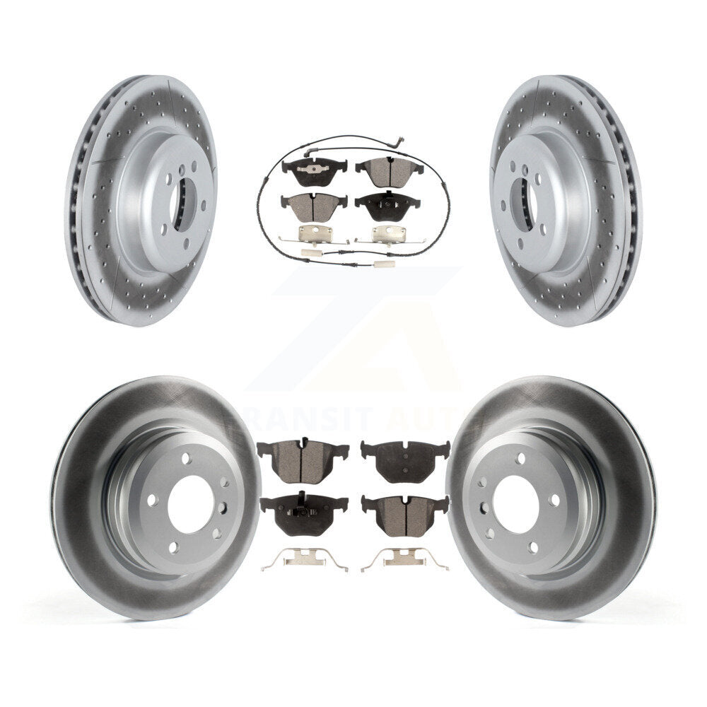 Transit Auto KGF-102587 Disc Brake Kit for 2012 BMW 335i - Front and Rear