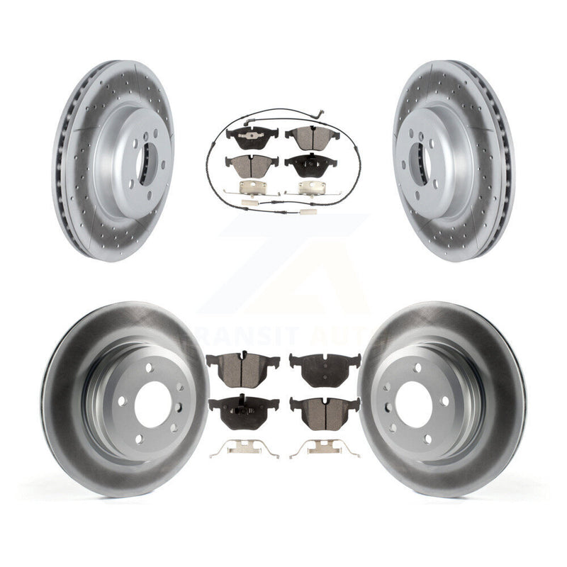 Transit Auto KGF-102587 Disc Brake Kit for 2012 BMW 335i - Front and Rear