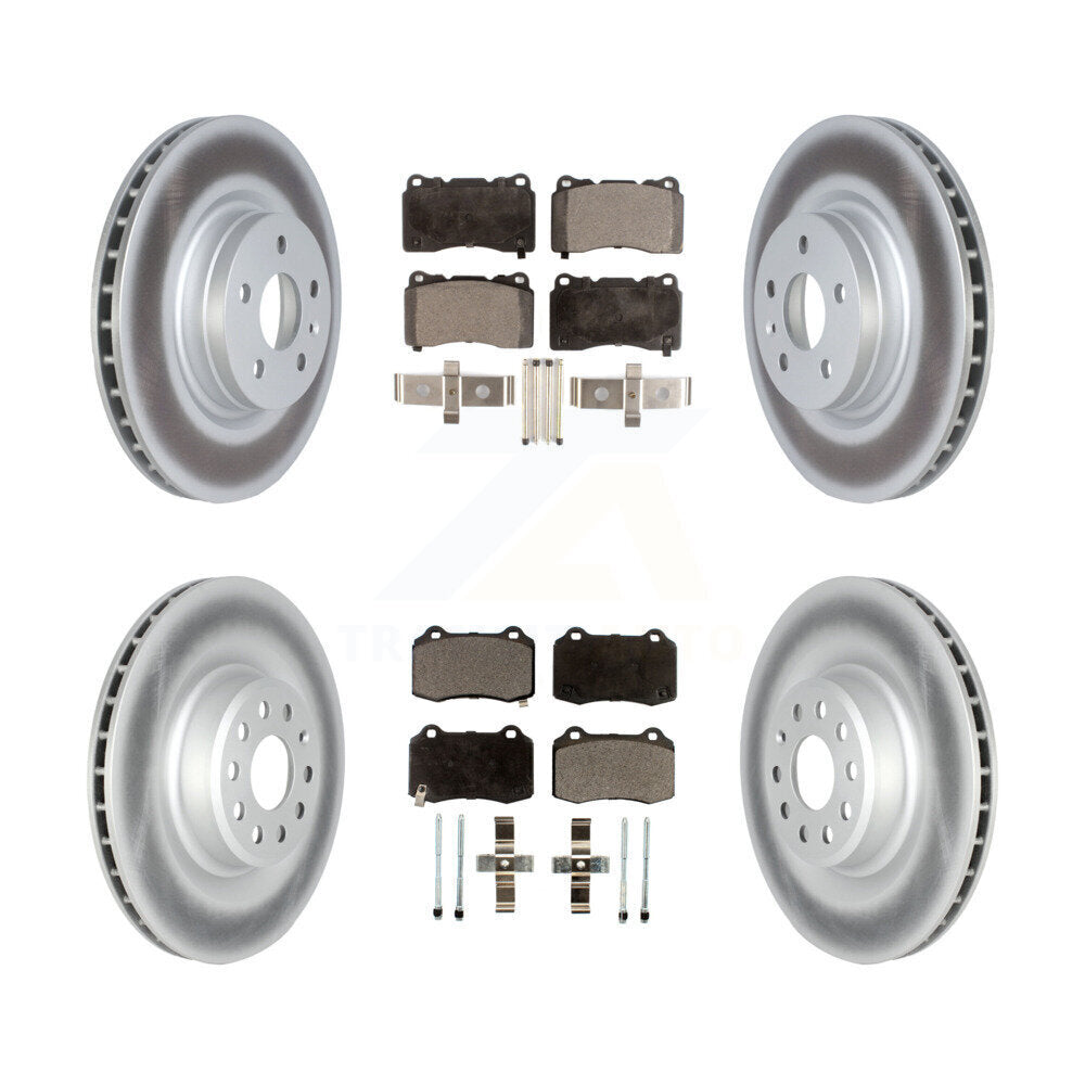 Transit Auto KGF-102602 Disc Brake Kit for 2016 Tesla S - Front and Rear
