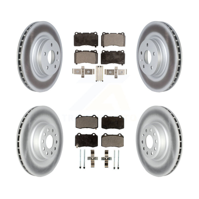 Transit Auto KGF-102602 Disc Brake Kit for 2016 Tesla S - Front and Rear
