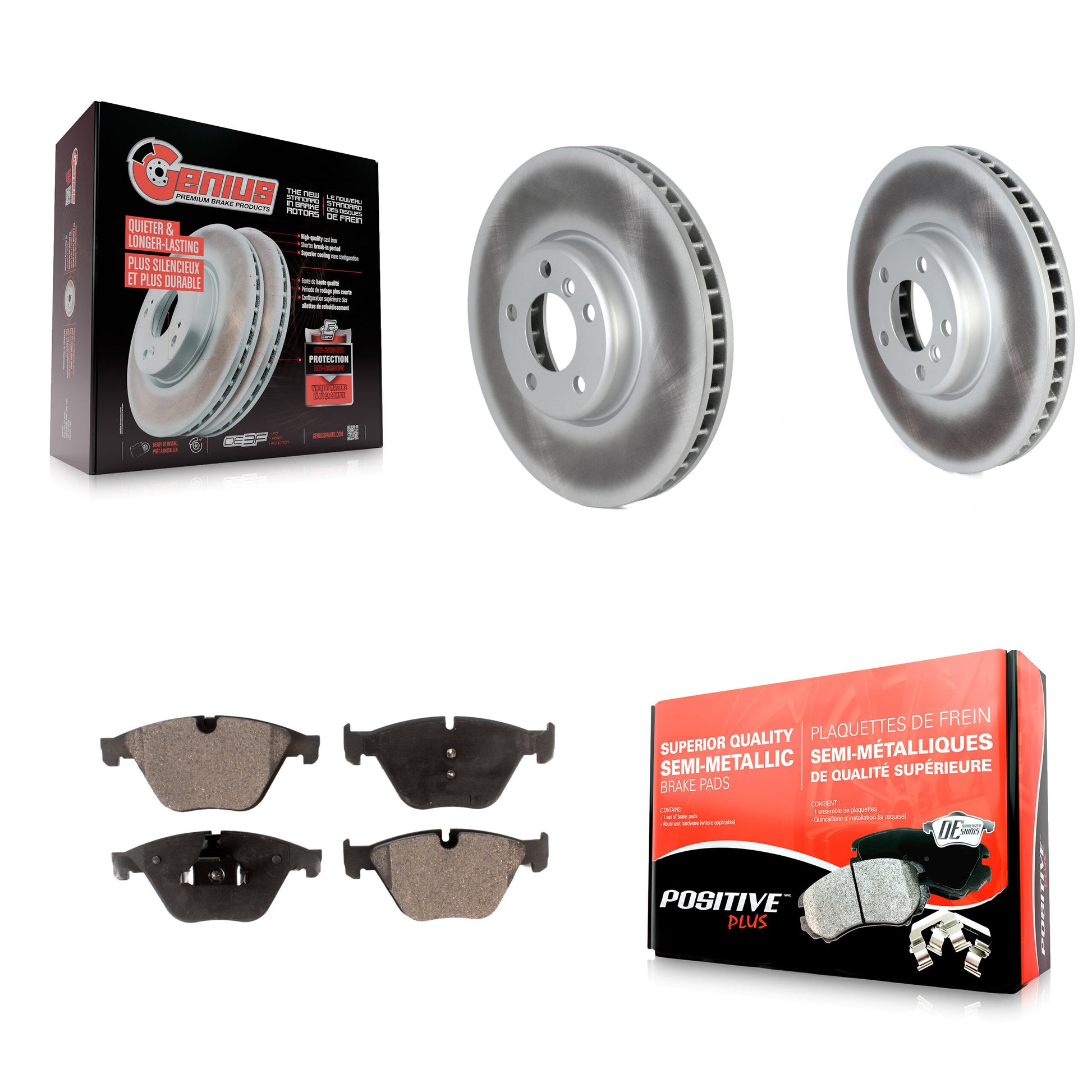 Transit Auto KGF-102604 Disc Brake Kit for 2011-2013 BMW 535i - Front