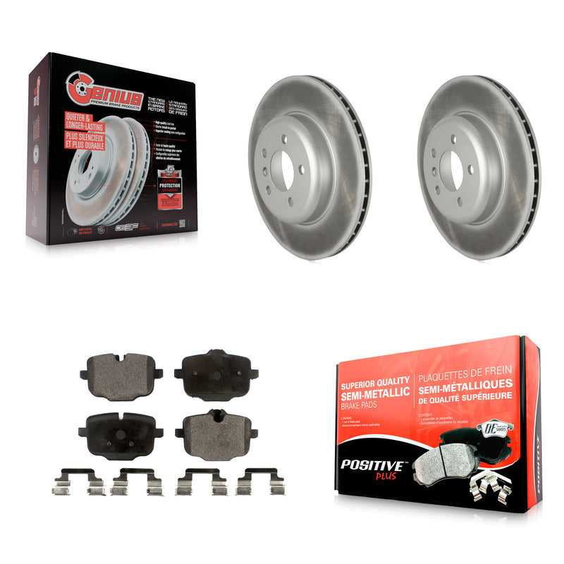 Transit Auto KGF-102612 Disc Brake Kit for 2011-2018 BMW Alpina B6 xDrive Gran Coupe, BMW 640i xDrive and More - Rear
