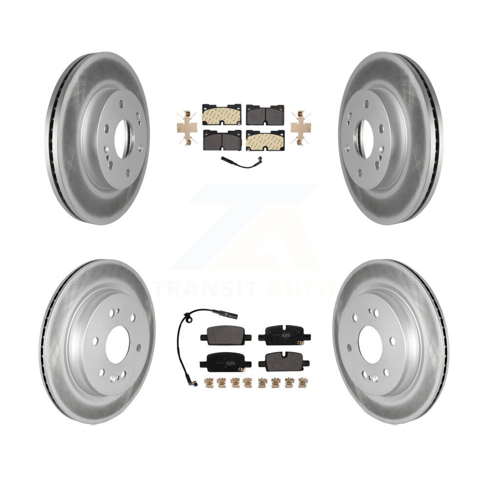 Transit Auto KGF-102624 Disc Brake Kit for 2019-2024 Chevrolet Silverado 1500 LTD, GMC Sierra 1500 Limited and More - Front and Rear