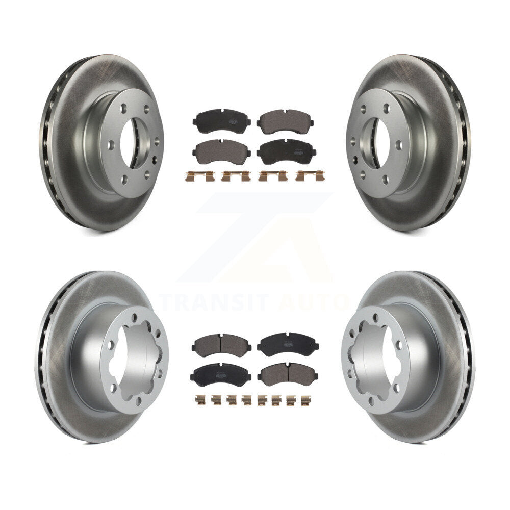 Transit Auto KGF-102628 Disc Brake Kit for 2019-2023 Mercedes-Benz Sprinter 3500, Mercedes-Benz Sprinter 3500XD, Mercedes-Benz Sprinter 4500 - Front and Rear