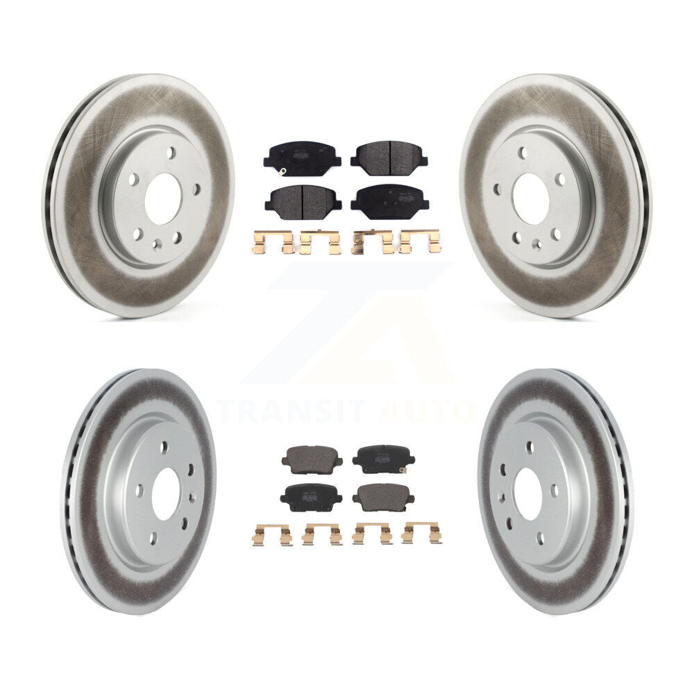 Transit Auto KGF-102630 Disc Brake Kit for 2019 Cadillac XT4 - Front and Rear