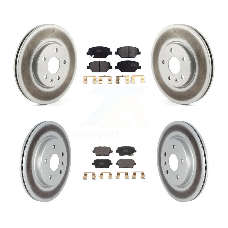 Transit Auto KGF-102630 Disc Brake Kit for 2019 Cadillac XT4 - Front and Rear